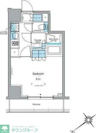 ルフォンプログレ上野公園の物件間取画像